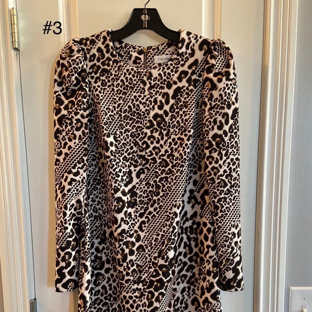 Calvin Klein Animal Print Dress